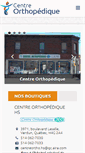 Mobile Screenshot of centreorthopedique.com
